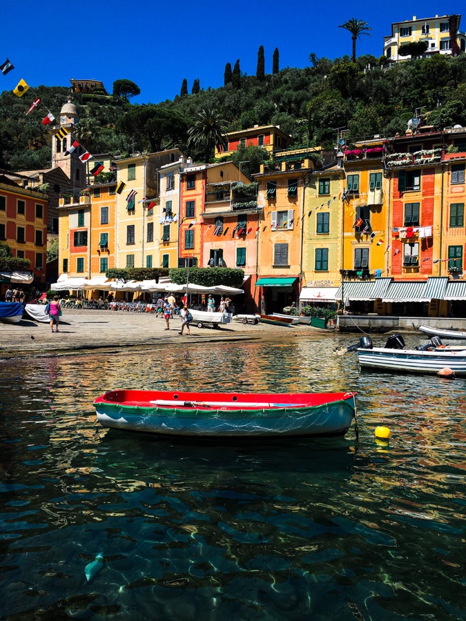 RedDot M8 preset applied to the Portofino photograph