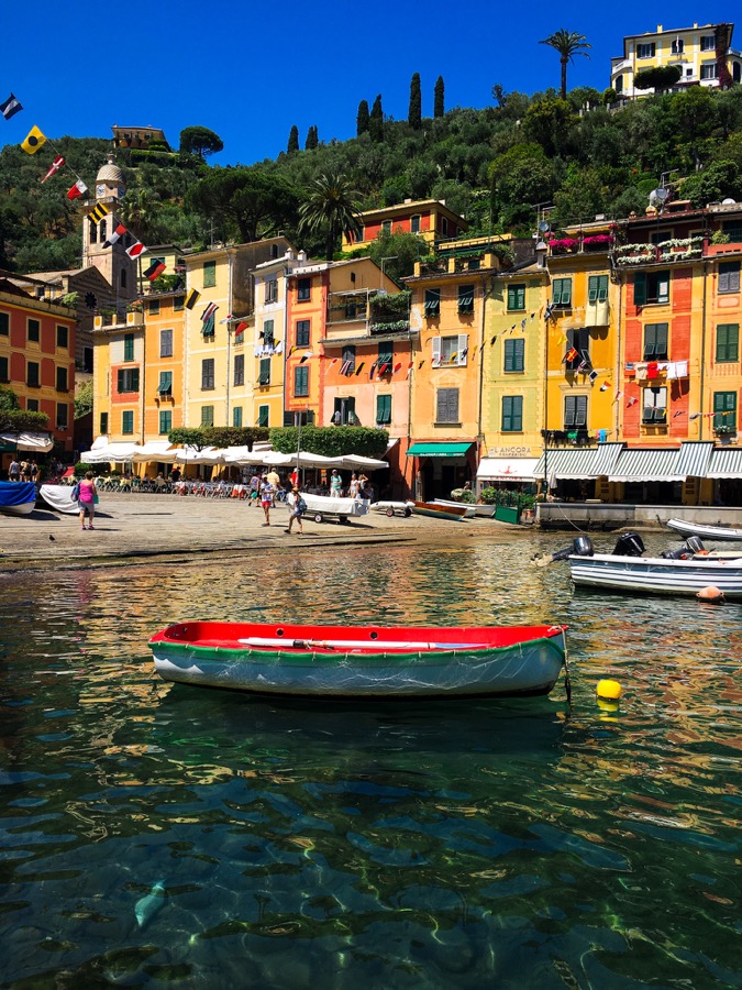 RedDot WarmTone preset applied to the Portofino photograph